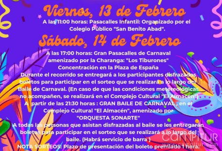 Peraleda del Zaucejo calienta motores para el Carnaval 2026